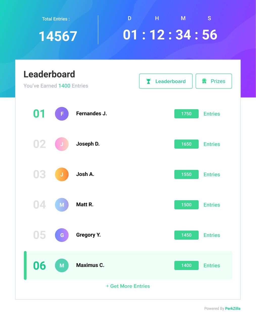 leaderboard