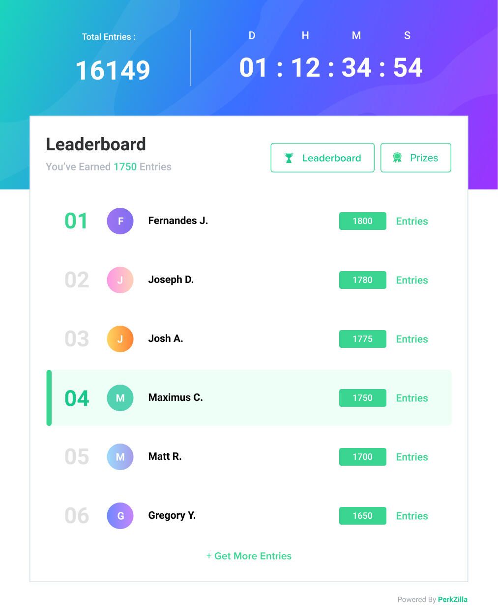 leaderboard