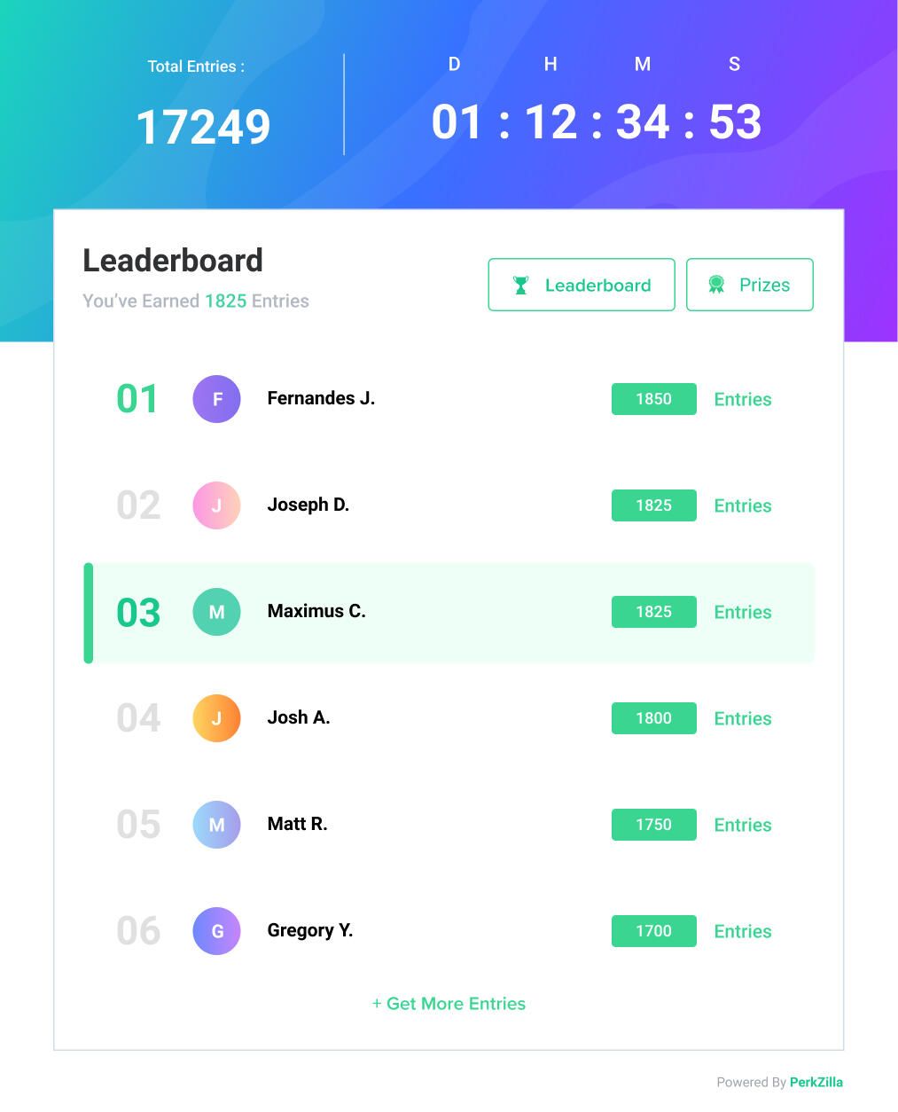 leaderboard