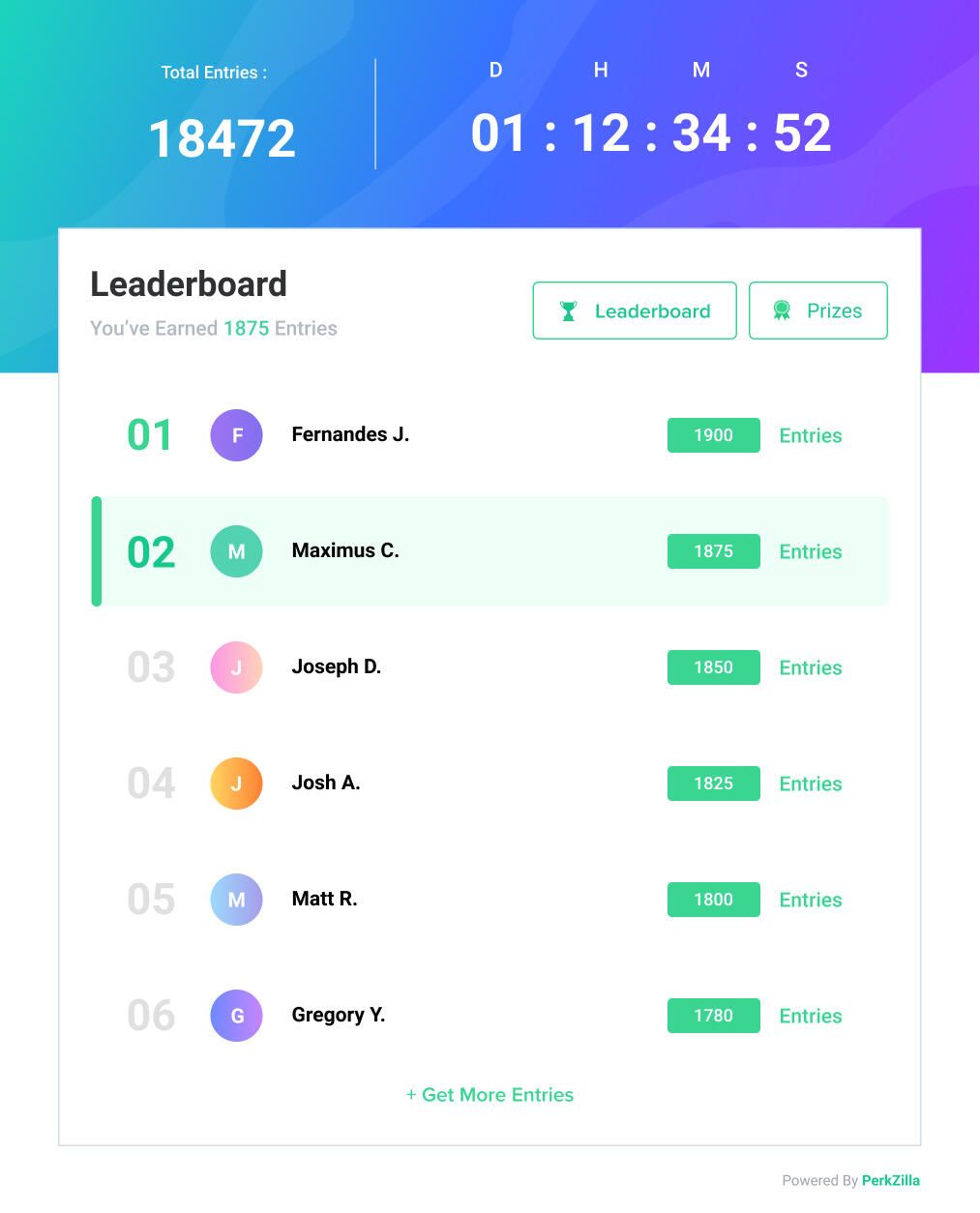 leaderboard
